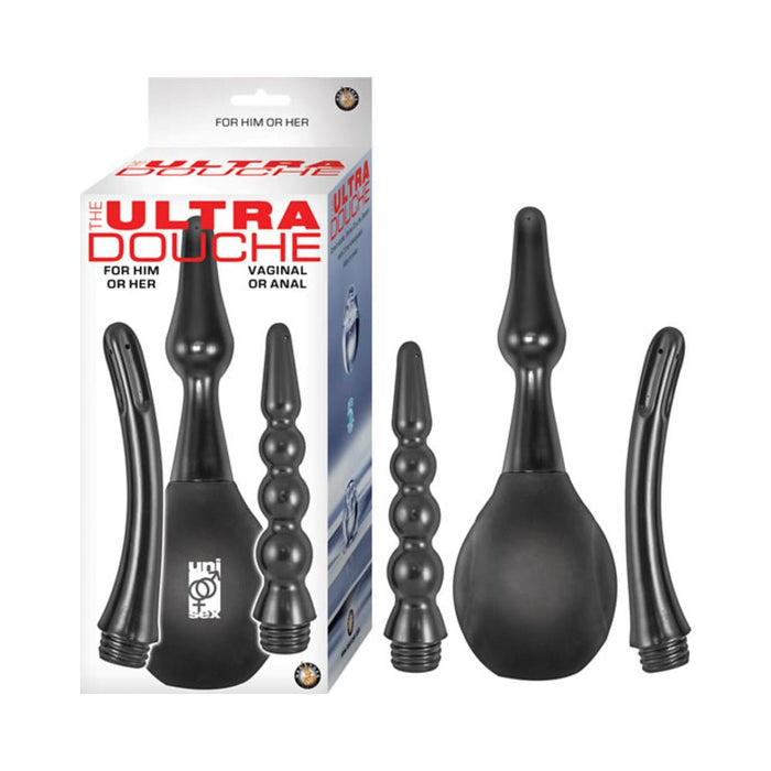 The Ultra Douche 3 Interchangeable Attachments Black | SexToy.com
