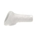 Translucent textured silicone sleeve with open tip design for enhanced girth and sensation.