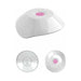 White and pink wireless remote control with power button for the Threesome Wall Banger Rabbit Pink accessory.
