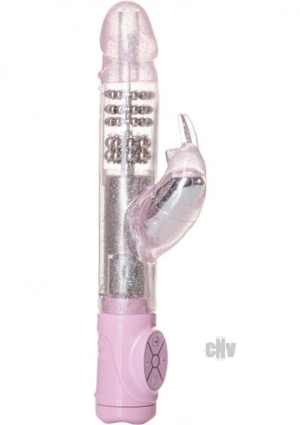 Thrusting Jack Rabbit Pink Vibrator | SexToy.com