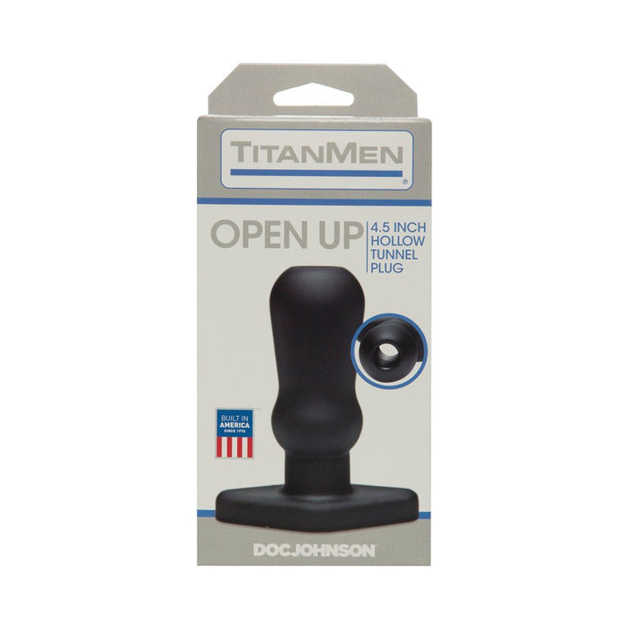 Titanmen The Open Up Black Butt Plug - SexToy.com