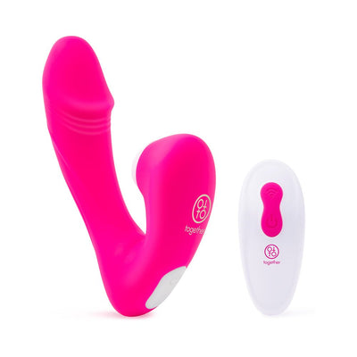 Together Internal Kiss Remote Control Vibe Pink - SexToy.com