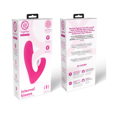 Together Internal Kiss Remote Control Vibe Pink - SexToy.com