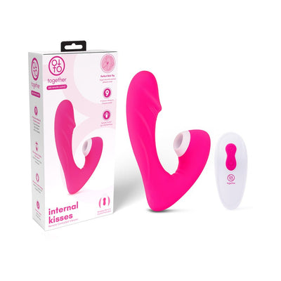 Together Internal Kiss Remote Control Vibe Pink - SexToy.com
