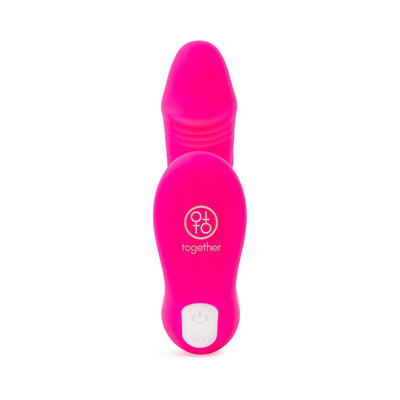 Together Internal Kiss Remote Control Vibe Pink - SexToy.com