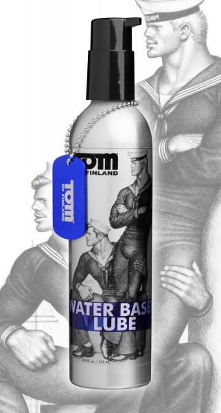 Tom Of Finland Water Based Lube 8oz | SexToy.com