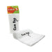 White towel set with embroidered "Cum Rag" text and playful design, packaged with colorful TWA branding label.