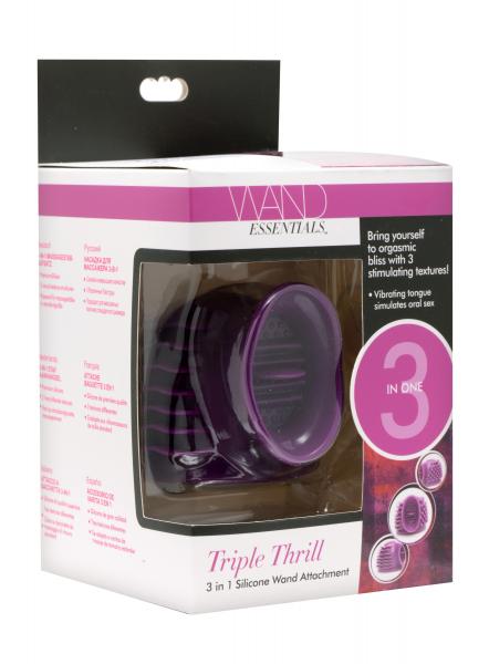 Triple Thrill 3 In 1 Silicone Wand Attachment | SexToy.com