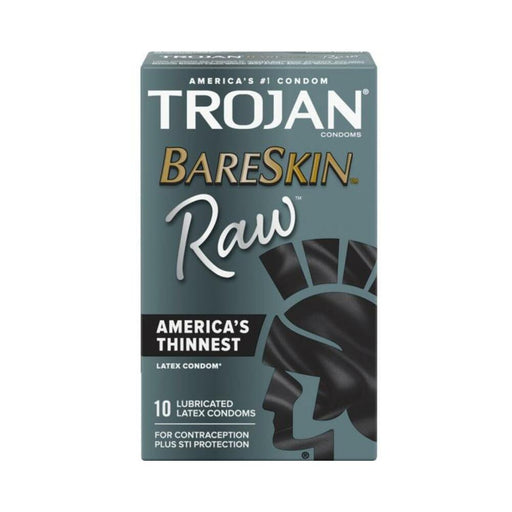Trojan Bareskin Raw 10ct - SexToy.com
