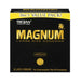 Box of Trojan Magnum large size lubricated latex condoms 36 count value pack for contraception and STI protection