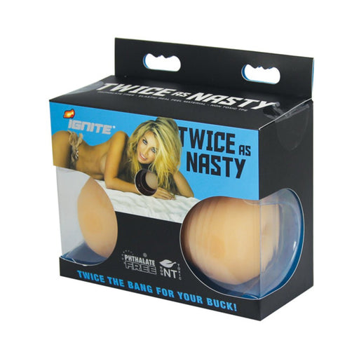 Twice As Nasty Vanilla Beige Stroker | SexToy.com