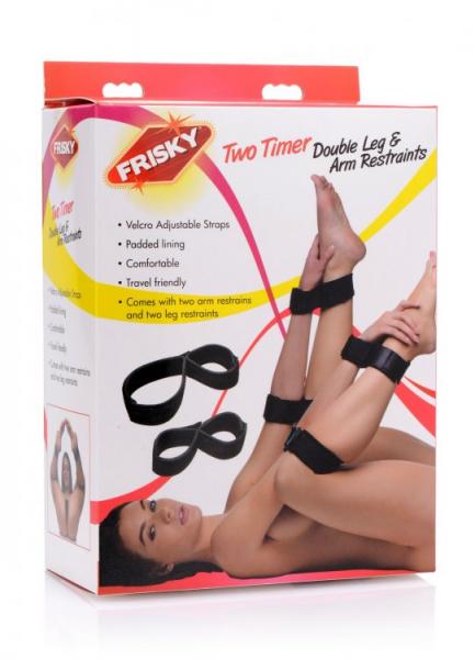 Two Timer Double Leg And Arm Restraints | SexToy.com