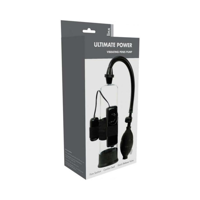 Ultimate Power Penis Pump Black Linx - SexToy.com
