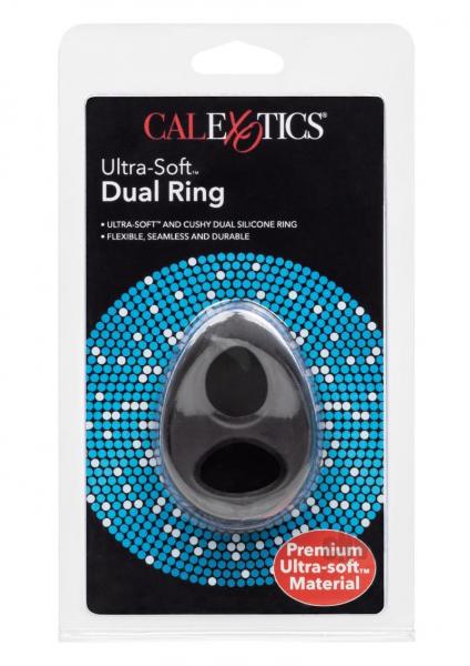 Ultra Soft Dual Ring Black | SexToy.com