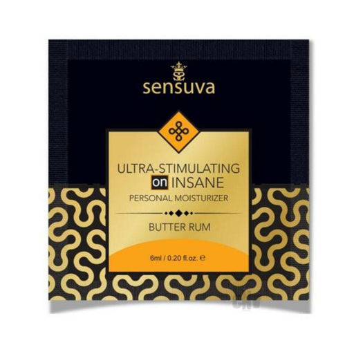 Ultra Stim On Insane Butter Rum Foil 6ml - SexToy.com