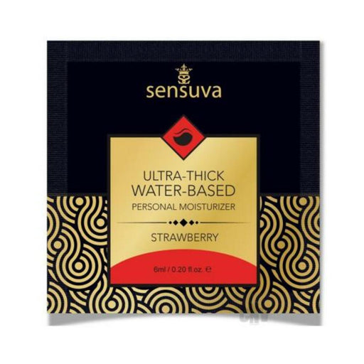 Ultra Thick Water Strawberry Foil 6ml - SexToy.com