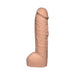Realistic 12-inch flesh-toned ULTRASKYN dong with detailed texture and base for Vac-U-Lock system.