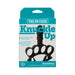 Vac-U-Lock Knuckle Up accessory in black with knuckle ring grip, displayed in teal and white packaging.