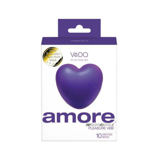 Vedo Amore Rechargeable Pleasure Vibe Purple - SexToy.com