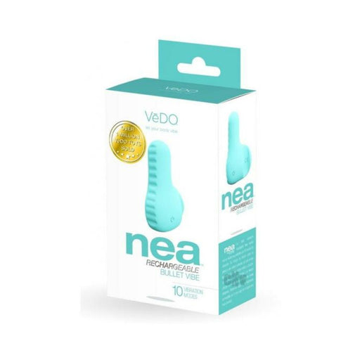 Vedo Nea Rechargeable Finger Vibe Tease Me Turquoise | SexToy.com