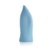 Light blue silicone tongue sleeve attachment designed for the Femme Funn Versa bullet vibrator.