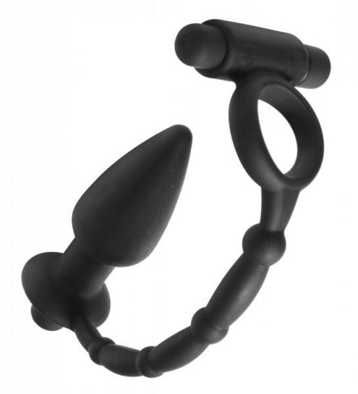 Viaticus Dual Cock Ring And Anal Plug Vibe | SexToy.com
