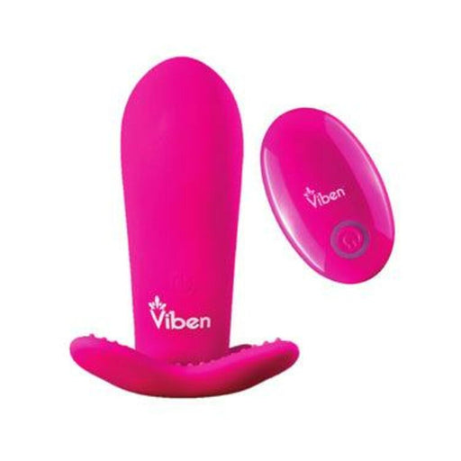 Viben Intrigue Panty Vibe W/ Pleasure Nubs Hot Pink - SexToy.com