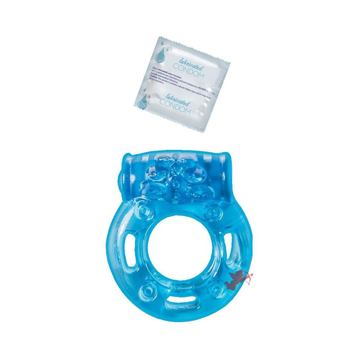 Vibrating Ring Clitoral Pleasure Ring Blue | SexToy.com