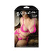 Vixen Neon Symphony Bralette, Garter Belt & Panty Queen Electric Pink | SexToy.com
