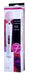 Seven-speed pink and white wand massager with flexible neck in retail packaging.