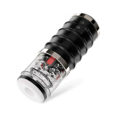 Warrior Auto Thrusting Masturbator Black - SexToy.com