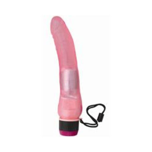 Waterproof Jelly Caribbean #1 Vibrator - Pink | SexToy.com