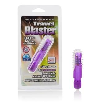 Waterproof Travel Blaster Vibrator with Sleeve | SexToy.com