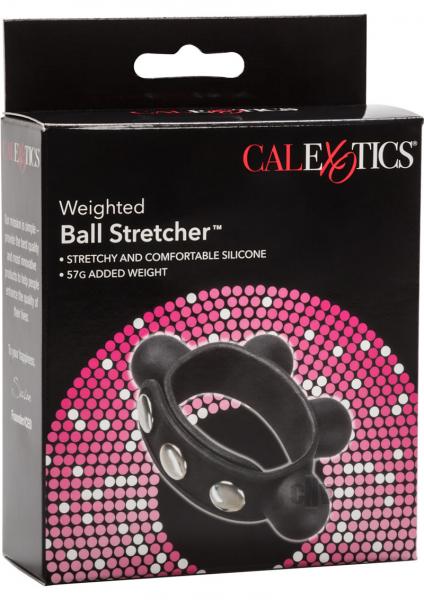 Weighted Ball Stretcher Silicone Black | SexToy.com
