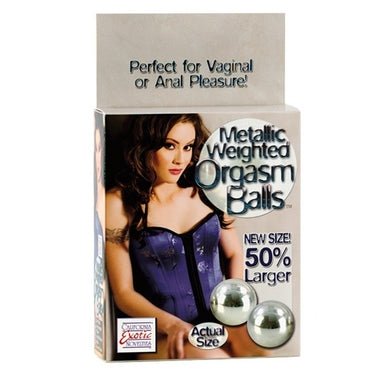 Weighted Orgasm Balls - Metallic | SexToy.com
