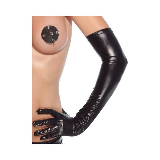 Wetlook Gloves Black O/s - SexToy.com