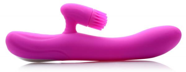 Whirl Silicone Rabbit Vibrator With Rotating Ticklers | SexToy.com