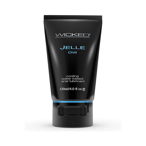 Wicked Jelle Anal Gel Cooling Sensation Lubricant 4oz Tube | SexToy.com