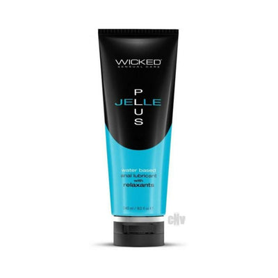 Wicked Jelle Plus Anal Lubricant With Relaxants 8oz - SexToy.com