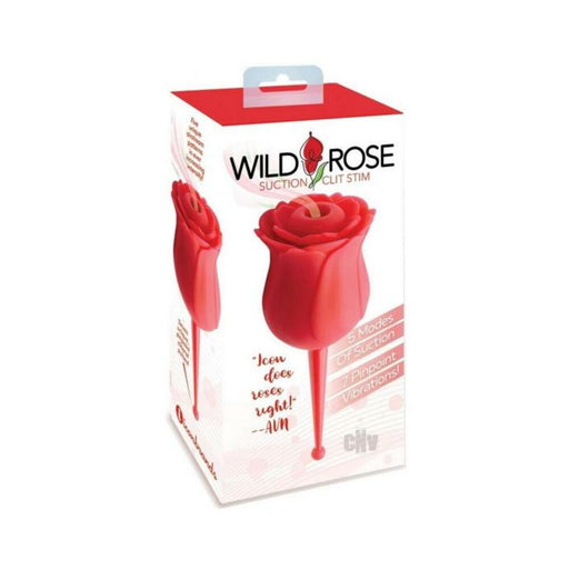 Wild Rose Le Pointe Vibrator - Red - SexToy.com