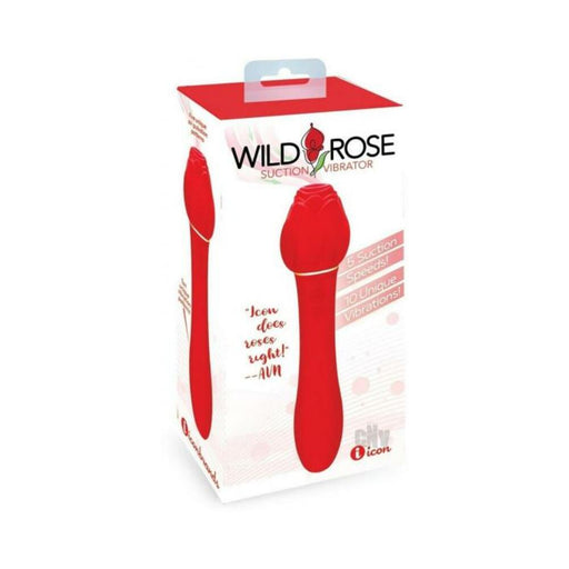 Wild Rose & Vibrator - Red - SexToy.com