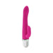 VeDO Wink Vibe in orchid pink with curved G-spot stimulator and flexible clitoral tickler, white base with control buttons.