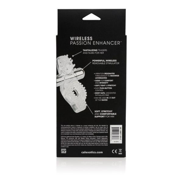 Wireless Passion Enhancer Clear Vibrating Cock Ring | SexToy.com