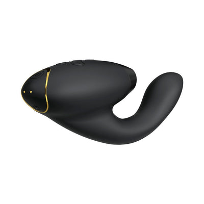 Womanizer Duo 2 Dual Stimulation Vibrator Black - SexToy.com