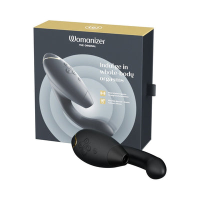 Womanizer Duo 2 Dual Stimulation Vibrator Black - SexToy.com