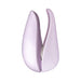 Compact Womanizer Liberty clitoral stimulator in soft lavender with sleek, ergonomic design and dual curved arms.
