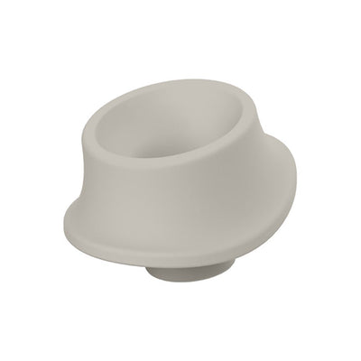 Gray large replacement silicone stimulation head for Womanizer Premium and Classic models, pack of 3.