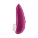 Womanizer Starlet 3 clitoral stimulator in vibrant pink with ergonomic design and silicone head, shown from side view.