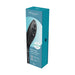 Packaging box of Womanizer Wave Shower Head Masturbator in teal with product image and key features displayed.