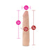 X5 7.5 inches Cock With Flexible Spine Beige - SexToy.com